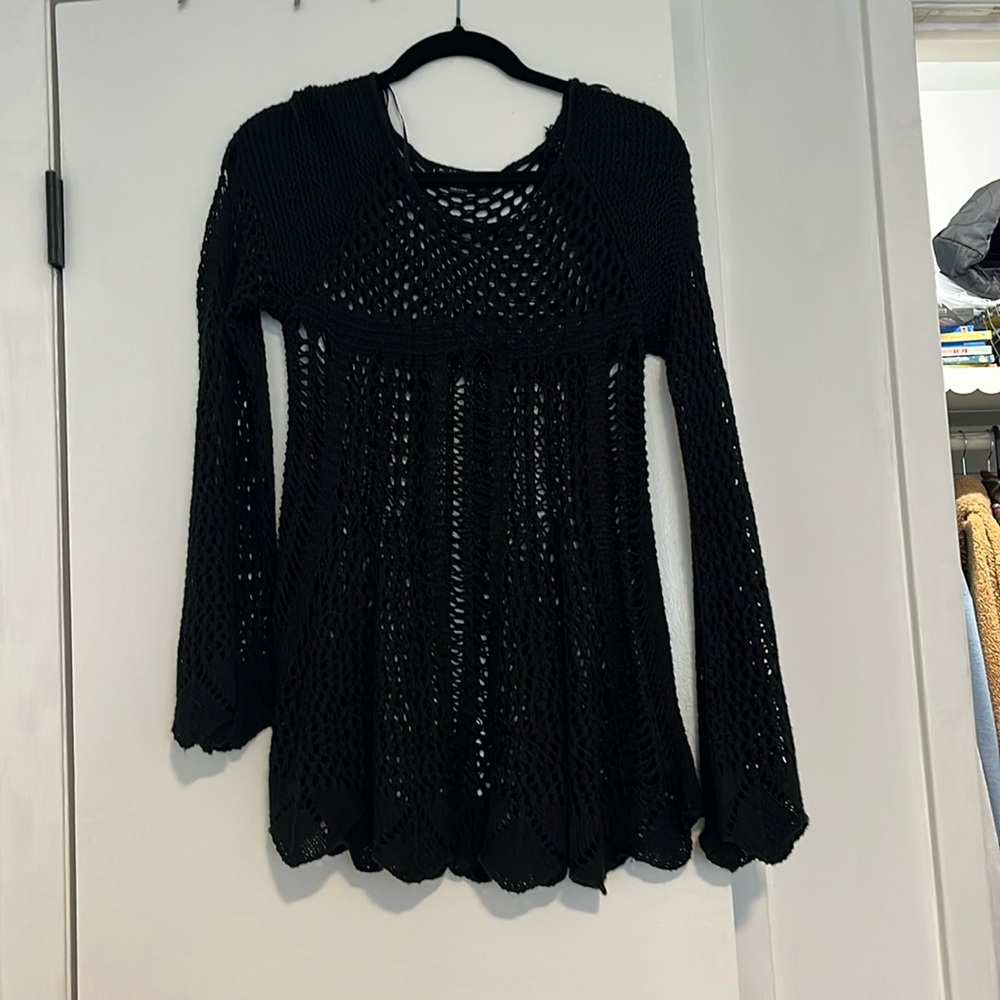 Crochet cover up dress